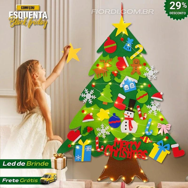 Árvore de Natal Educativa + Led de Brinde